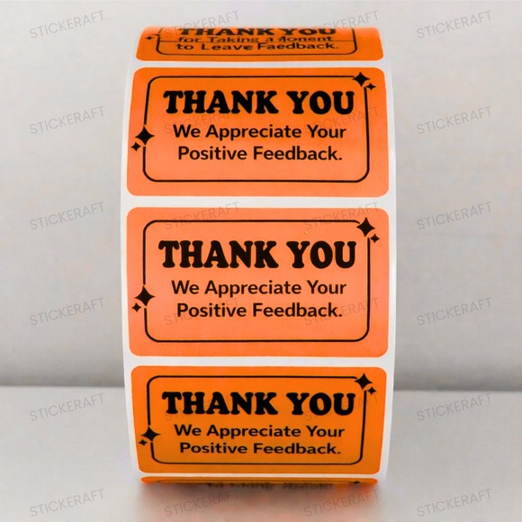 Thank You Stickers – Positive Feedback Labels for Poshmark Sellers NEW - Picture 4 of 10